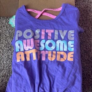 Pro Player Purple Kids Tee with Positive Print